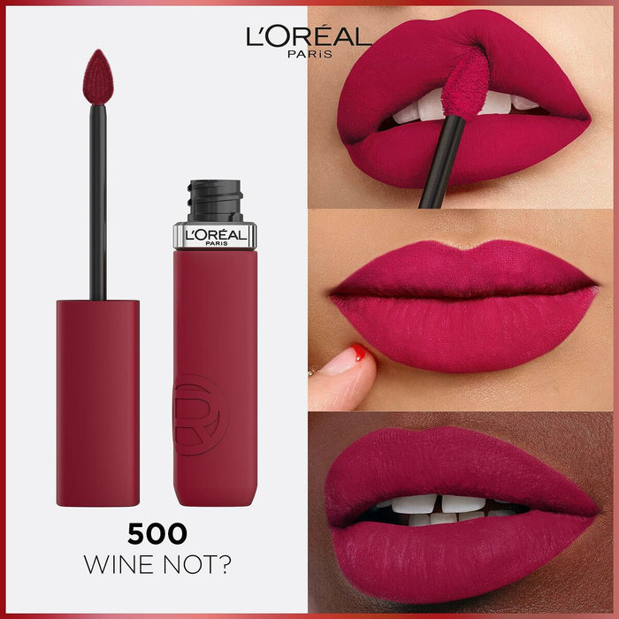 Ruj lichid L'Oreal Make Up Infaillible Matte Resistance Wine not? Nº 500 (1 Unități)