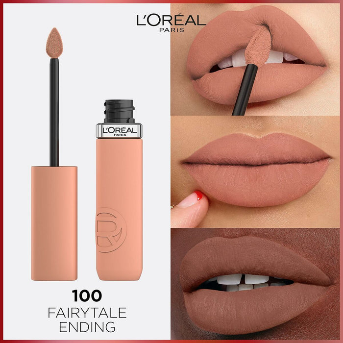 Ruj lichid L'Oreal Make Up Infaillible Matte Resistance Fairy Tale Ending Nº 100 (1 Unități)