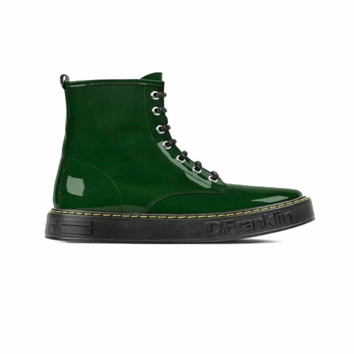 Cizme D.Franklin Berlian Patent Verde (37)