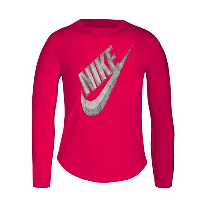 Tricou cu Mânecă Lungă pentru Copii Nike C489S-A4Y Roz
