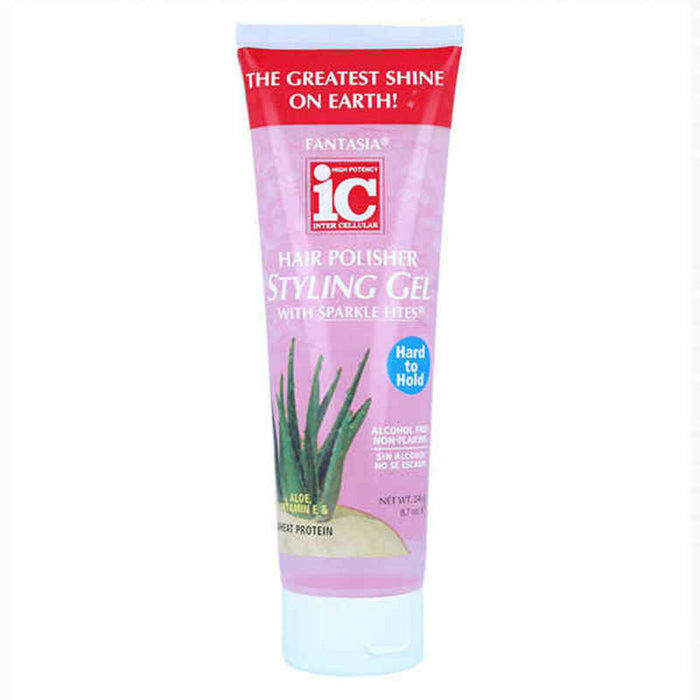 Stiprios fiksacijos gelis Fantasia IC Pink Aloe Vera (246 g)