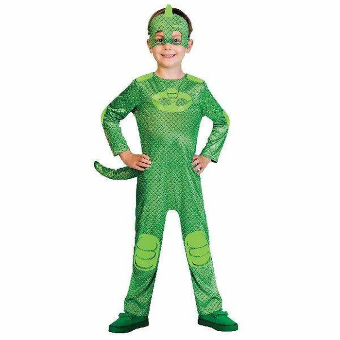 Costum Deghizare pentru Copii PJ Masks Gekko 3 Piese