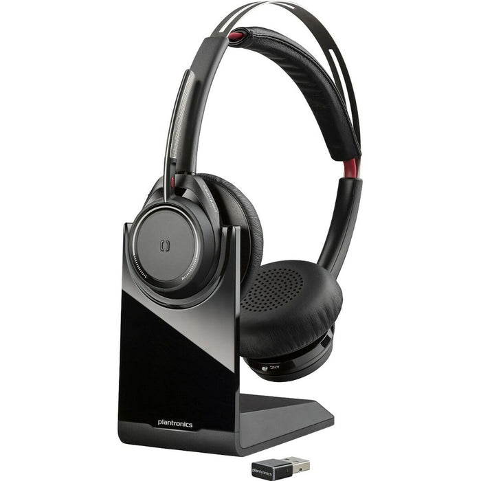 Căști cu Microfon Poly Voyager Focus 2 UC Negru