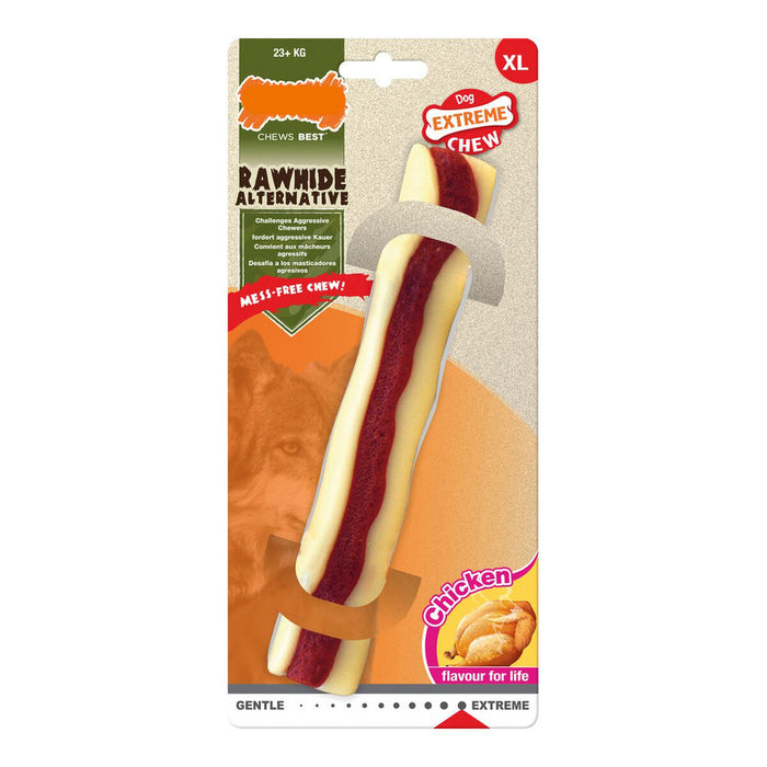 Jucărie pentru câine Nylabone Extreme Chew Roll Rawhide Mărimea XL Pui Nailonas