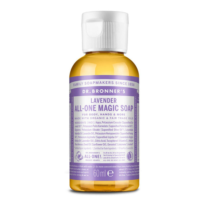 Săpun Lichid Dr Bronner's 60 ml Lavandă