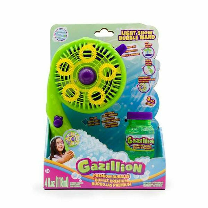 Pistol cu bule de săpun Gazillion Lumini (237 ml)
