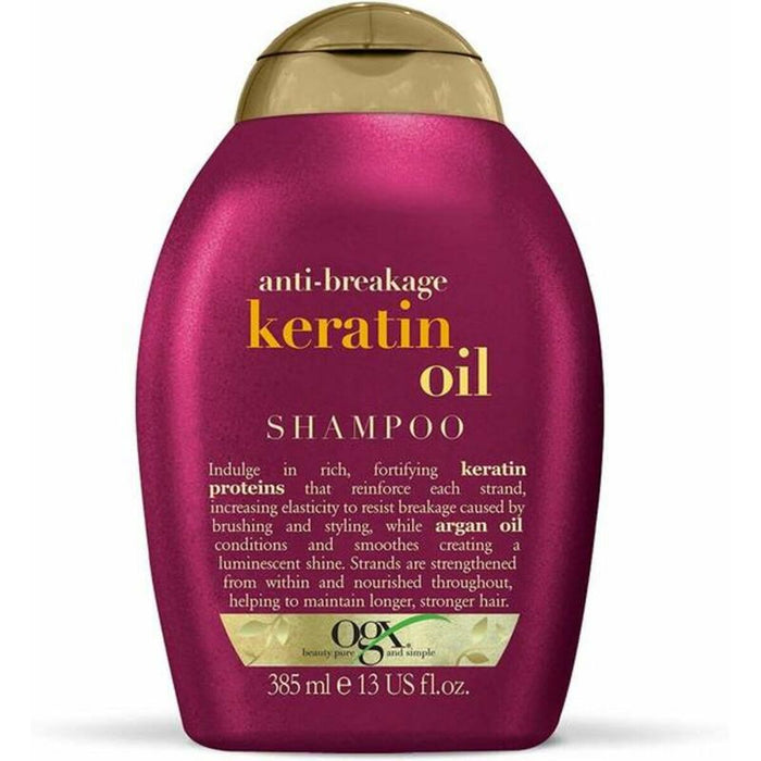 Šampūnas nuo plaukų slinkimo ir lūžinėjimo OGX 97751 Keratină 385 ml
