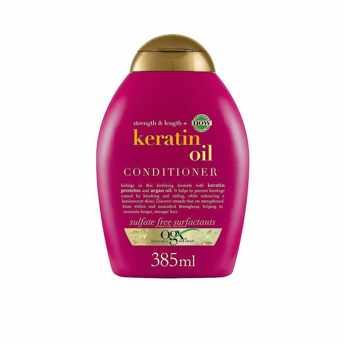 Kondicionierius nuo plaukų slinkimo ir lūžinėjimo OGX 97752 Keratină 385 ml