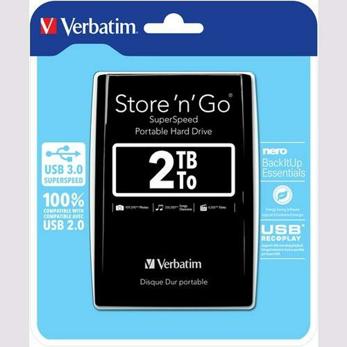 Hard disk Extern Verbatim STORE 'N' GO 2 TB SSD