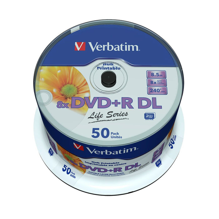 DVD-R Verbatim 97693 50 uds 8,5 GB (50 Unități)