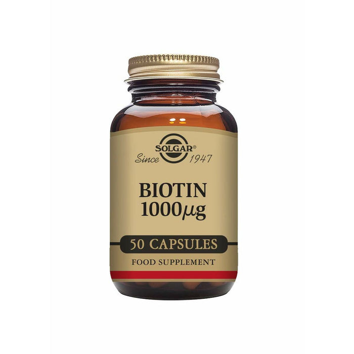 Supliment Alimentar Solgar Biotină 50 Unități
