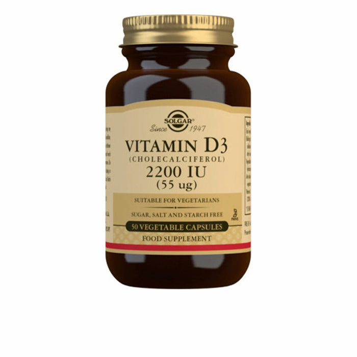 Vitamina D3 (colecalciferol) Solgar 50 Unități