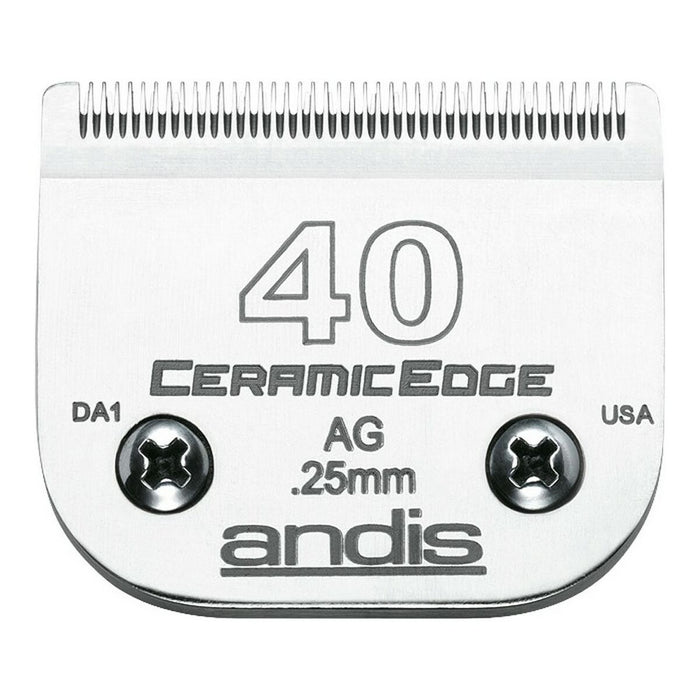 Înlocuirea lamei de ras Andis S-40 0,25 mm Ceramică Câine