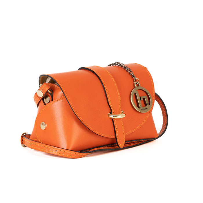 Geantă Damă Lia Biassoni WB190534-ORANGE Portocaliu (17 x 12 x 8,5 cm)