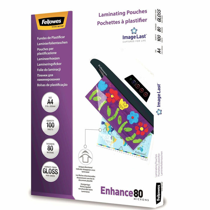 Husă Fellowes 5452003 Limitator 100 Unități Transparent A3 (100 Unități)