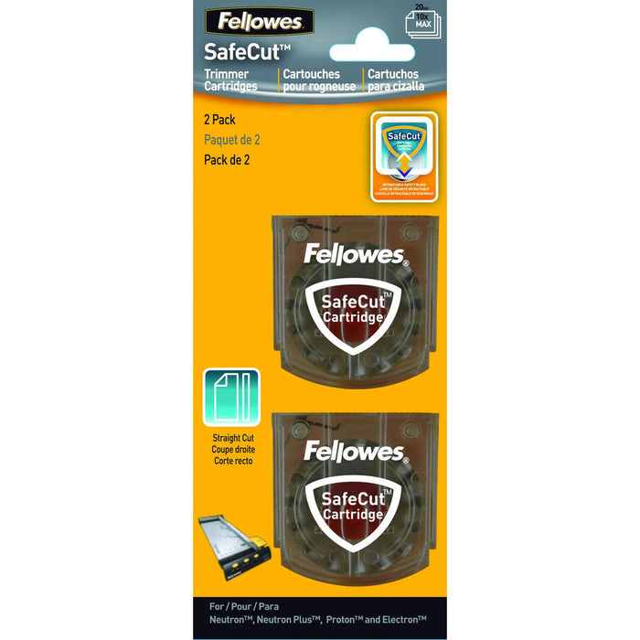 Lamă Fellowes 5411401 Foarfecă Negru Transparent Argintiu Metal Plastic (2 Unități)