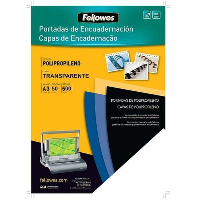 Cuvertură Fellowes Legare Transparent A3