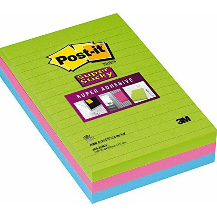 Notițe cu Adeziv Post-it Multicolor 15,2 x 10,2 cm