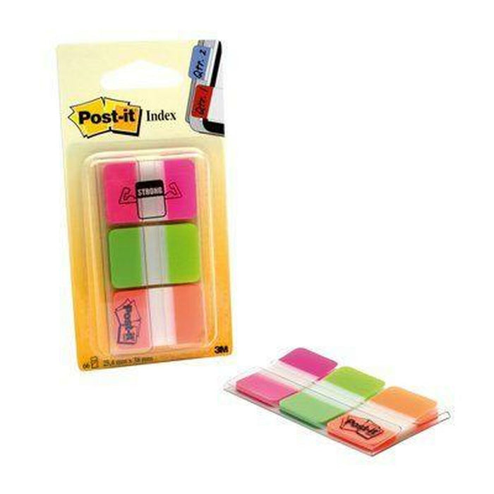 Set de Note Adezive Post-it Index Multicolor 25 x 38 mm (6 Unități)