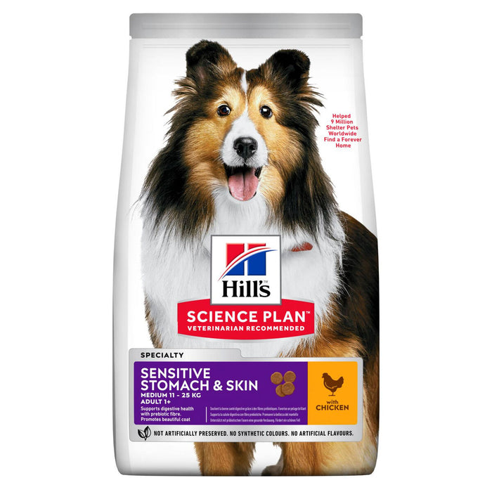 Nutreț Hill's Adult Sensitive Adult Pui 2,5 kg