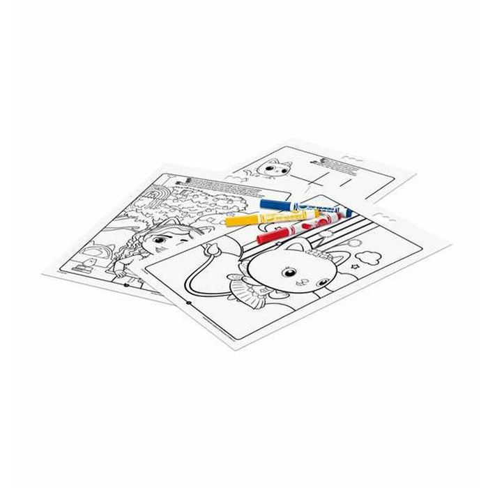 Desene pentru colorat Gabby's Dollhouse Carioci x 7