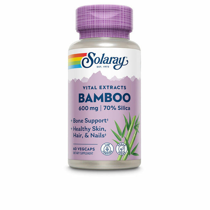 Multivitamine Solaray Bamboo Bambus 60 Unități
