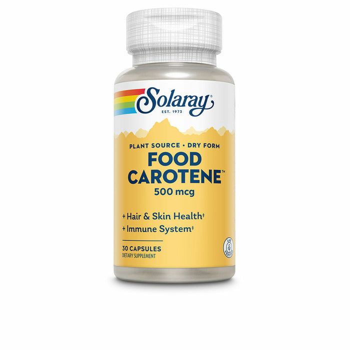 Supliment Alimentar Solaray Food Carotene 30 Unități