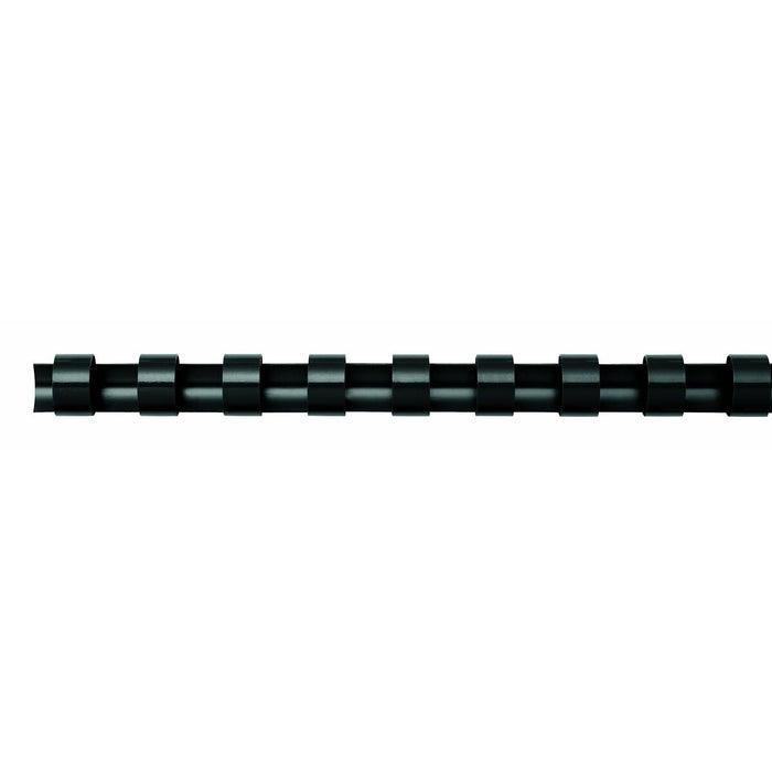 Spirale de legare Fellowes 53465 100 Unități Negru PVC Ø 12 mm