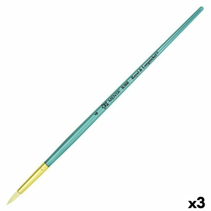 Pensule Royal & Langnickel Menta R38R Rotund 4 (3 Unități)