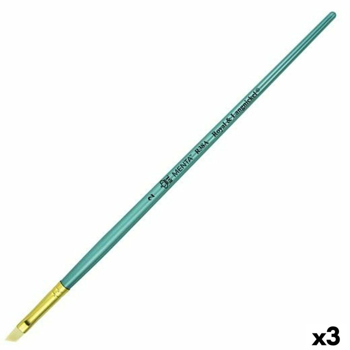 Pensule Royal & Langnickel Menta R38A Unghiular 2 (3 Unități)