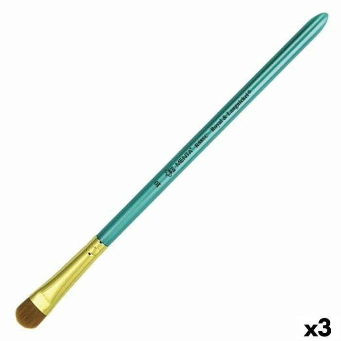 Pensule Royal & Langnickel Menta Scrubber - R88SC Veveriţă Moale 10 (3 Unități)