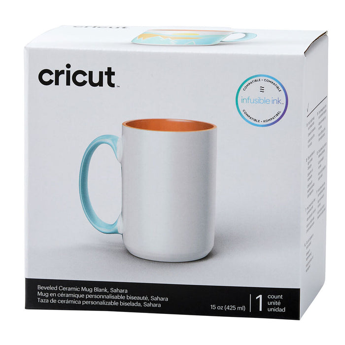 Ceașcă personalizabilă pentru plotter de tăiere Cricut BEV CERAMIC