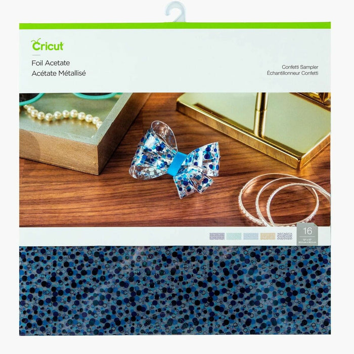 Folii de acetat pentru plotter de tăiere Cricut Confetti