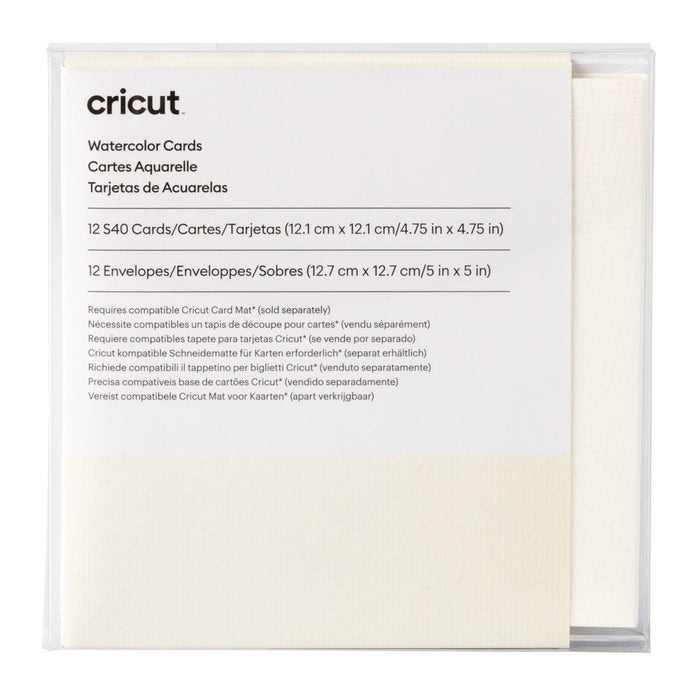 Carduri Acuarela pentru Plotter de Tăiere Cricut S40