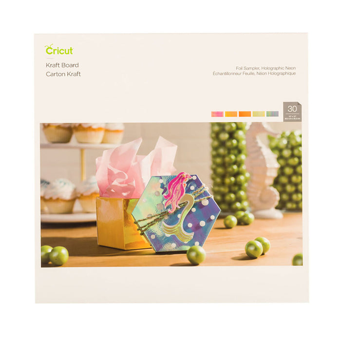Carton presat pentru plotter de tăiere Cricut Foil Holog