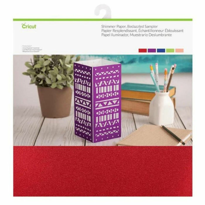 Hârtie adezivă imprimabilă pentru plotter de tăiere Cricut Shimmer