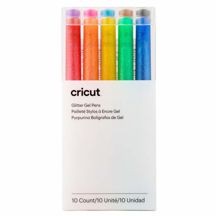 Pix cu gel Cricut GLITTER Multicolor 0,8 mm (10 Unități)