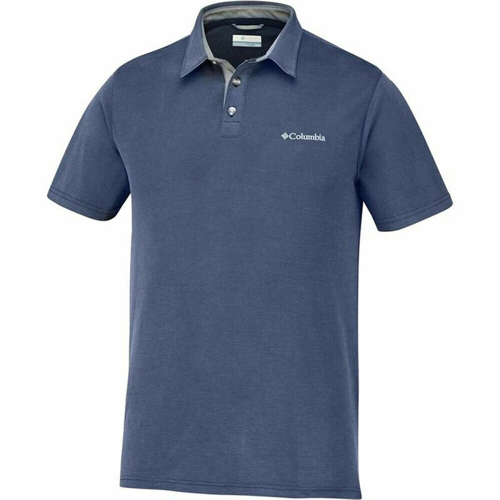 Tricou Polo cu Mânecă Scurtă Bărbați Columbia Nelson Point™ Albastru