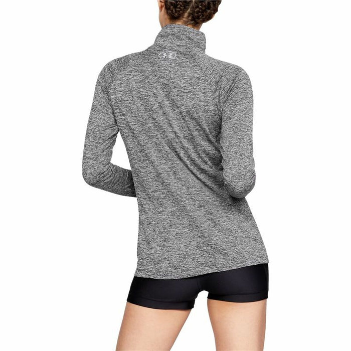 Tricou cu Mânecă Lungă Femei Under Armour Tech Twist Gri deschis