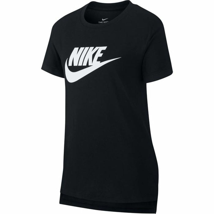 Tricou cu Mânecă Scurtă pentru Copii Nike Sportswear Negru