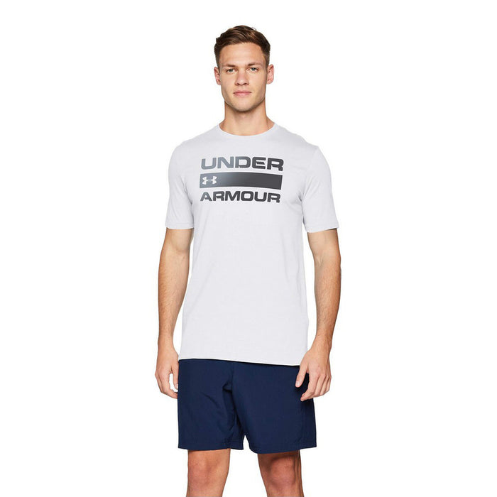 Tricou cu Mânecă Scurtă Bărbați Under Armour Team issue Wordmark Mărimea S Alb
