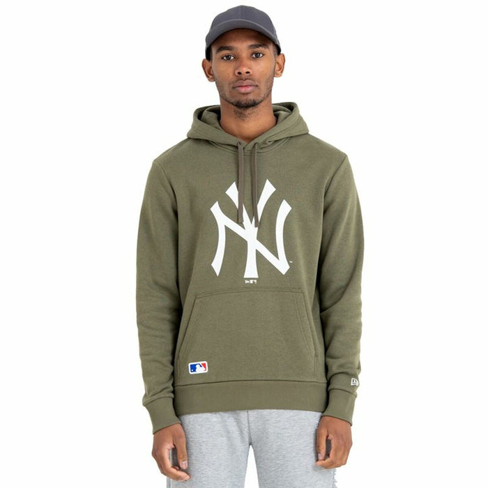Hanorac cu Glugă Bărbați New Era Logo Team NYY Verde