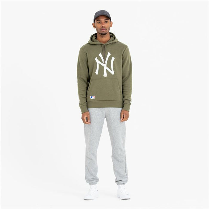 Hanorac cu Glugă Bărbați New Era Logo Team NYY Verde