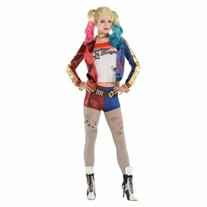Costum Deghizare pentru Adulți Harley Quinn Suicide Squad 4 Piese