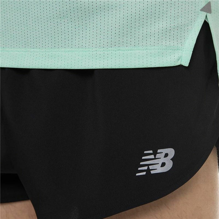Pantaloni Scurți Sport pentru Bărbați New Balance Accelerate 3 In Split Negru