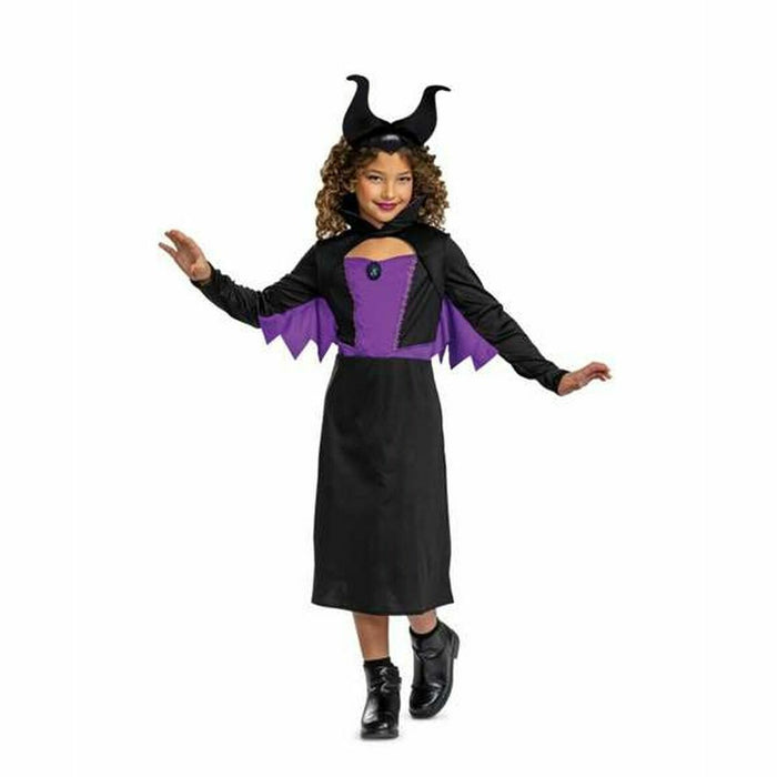 Costum Deghizare pentru Copii Disney Princess Malefica Classic Mov Diademă 2 Piese