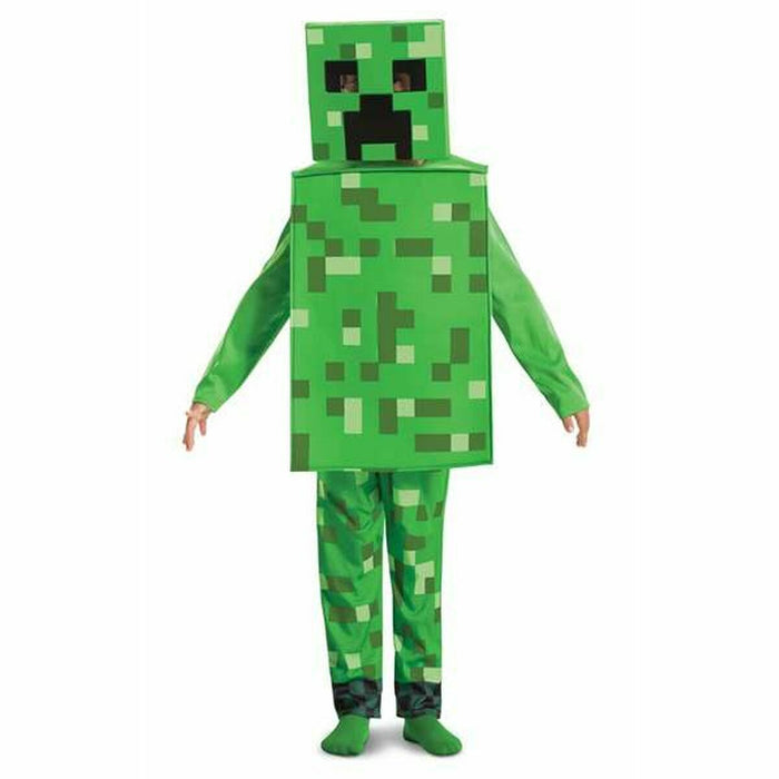 Costum Deghizare pentru Copii Minecraft Creeper 3 Piese Verde