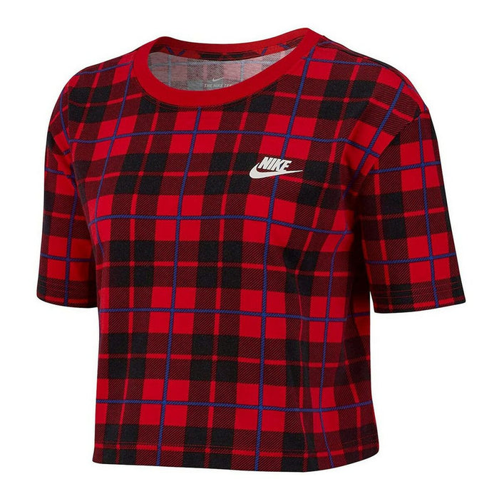 Tricou cu Mânecă Scurtă Femei Nike Futura Roșu