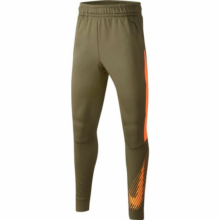Pantalon de Trening pentru Copii Nike Dri-FIT Therma Măslină Băieți