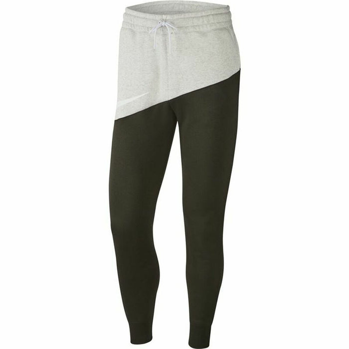 Pantaloni lungi de sport Nike Swoosh Negru Bărbați Gri deschis